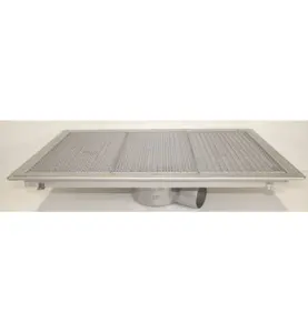 GOLVBRUNN FURO 113 110 MM 900X600 MM (LXB) SIDOUTLOPP KLÄMRAM FÖR PLASTMATTA PURUS