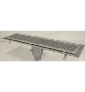 GOLVRÄNNA FURO 115 75 MM 800X150 MM (LXB) BOTTENUTLOPP KLISTERFLÄNS FÖR TÄTSKIKT PURUS