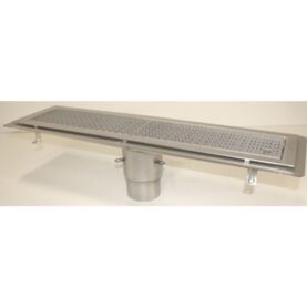 GOLVRÄNNA FURO 115 110 MM 800X150 MM (LXB) BOTTENUTLOPP KLISTERFLÄNS FÖR TÄTSKIKT PURUS