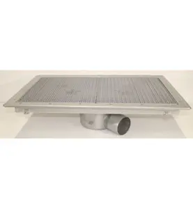GOLVBRUNN FURO 113 110 MM 800X500 MM (LXB) SIDOUTLOPP KLÄMRAM FÖR PLASTMATTA PURUS