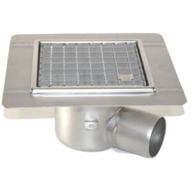 GOLVBRUNN FURO 104 75 MM 173X173 MM (LXB) SIDOUTLOPP KLISTERFLÄNS FÖR TÄTSKIKT PURUS