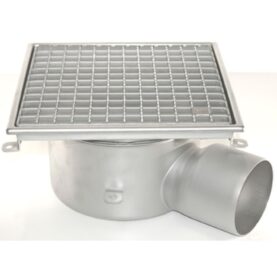 GOLVBRUNN FURO 105 110 MM 273X273 MM (LXB) SIDOUTLOPP GOLV UTAN TÄTSKIKT PURUS