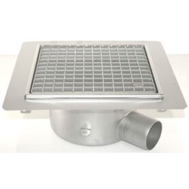 GOLVBRUNN FURO 105 75 MM 273X273 MM (LXB) SIDOUTLOPP KLISTERFLÄNS FÖR TÄTSKIKT PURUS