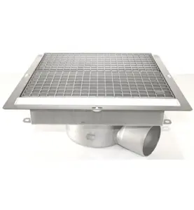 GOLVBRUNN FURO 113 110 MM 400X400 MM (LXB) SIDOUTLOPP VIDHÄFTNINGSFLÄNS FÖR MASSA PURUS