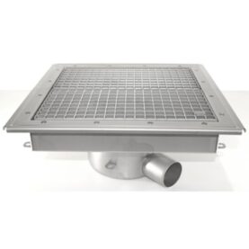 GOLVBRUNN FURO 113 75 MM 400X400 MM (LXB) SIDOUTLOPP KLÄMRAM FÖR PLASTMATTA PURUS