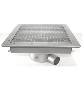 GOLVBRUNN FURO 113 75 MM 400X400 MM (LXB) SIDOUTLOPP KLÄMRAM FÖR PLASTMATTA PURUS