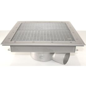 GOLVBRUNN FURO 113 110 MM 400X400 MM (LXB) SIDOUTLOPP KLÄMRAM FÖR PLASTMATTA PURUS