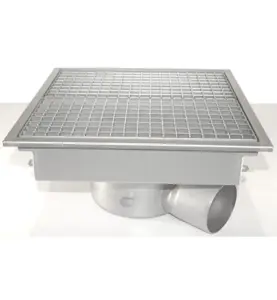 GOLVBRUNN FURO 113 110 MM 400X400 MM (LXB) SIDOUTLOPP GOLV UTAN TÄTSKIKT PURUS