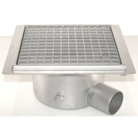 GOLVBRUNN FURO 105 75 MM 273X273 MM (LXB) SIDOUTLOPP VIDHÄFTNINGSFLÄNS FÖR MASSA PURUS