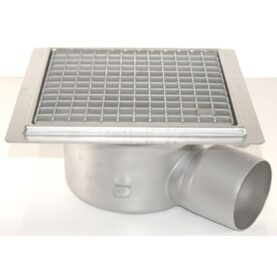 GOLVBRUNN FURO 105 110 MM 273X273 MM (LXB) SIDOUTLOPP VIDHÄFTNINGSFLÄNS FÖR MASSA PURUS