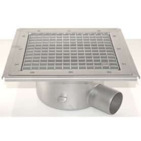 GOLVBRUNN FURO 105 75 MM 273X273 MM (LXB) SIDOUTLOPP KLÄMRAM FÖR PLASTMATTA PURUS