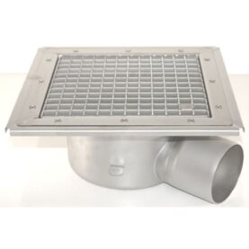 GOLVBRUNN FURO 105 110 MM 273X273 MM (LXB) SIDOUTLOPP KLÄMRAM FÖR PLASTMATTA PURUS