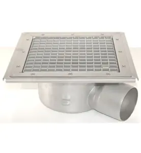 GOLVBRUNN FURO 105 110 MM 273X273 MM (LXB) SIDOUTLOPP KLÄMRAM FÖR PLASTMATTA PURUS