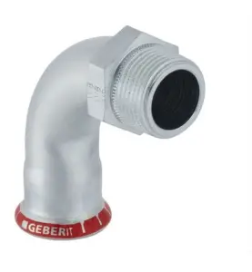 BÖJ 15XR10X90° 1MUFF UTVÄNDIG KONISK GÄNGA MAPRESS GEBERIT