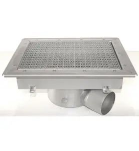 GOLVBRUNN FURO 113 110 MM 400X300 MM (LXB) SIDOUTLOPP KLÄMRAM FÖR PLASTMATTA PURUS