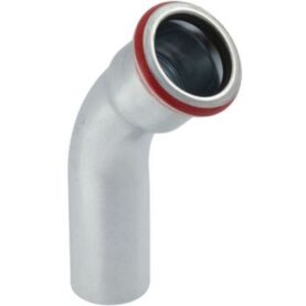 BÖJ 22 MM X 45° MUFF X SLÄTÄNDA ZINK MAPRESS GEBERIT
