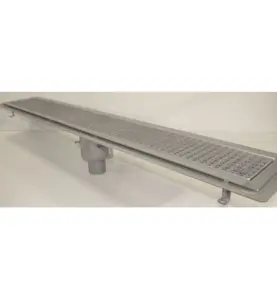 GOLVRÄNNA FURO 115 75 MM 1400X150 MM (LXB) BOTTENUTLOPP KLISTERFLÄNS FÖR TÄTSKIKT