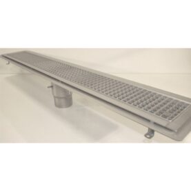 GOLVRÄNNA FURO 115 110 MM 1400X150 MM (LXB) BOTTENUTLOPP KLISTERFLÄNS FÖR TÄTSKIKT