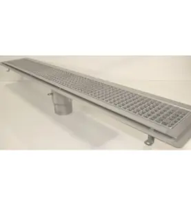 GOLVRÄNNA FURO 115 110 MM 1400X150 MM (LXB) BOTTENUTLOPP KLISTERFLÄNS FÖR TÄTSKIKT