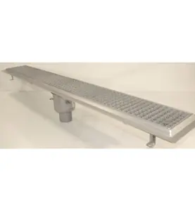 GOLVRÄNNA FURO 115 75 MM 1400X150 MM (LXB) BOTTENUTLOPP VIDHÄFTNINGSFLÄNS FÖR MASSA