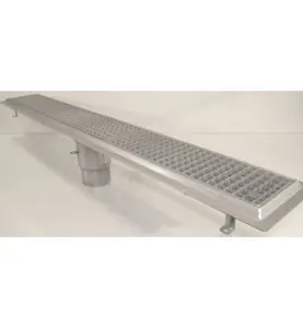 GOLVRÄNNA FURO 115 110 MM 1400X150 MM (LXB) BOTTENUTLOPP VIDHÄFTNINGSFLÄNS FÖR MASSA