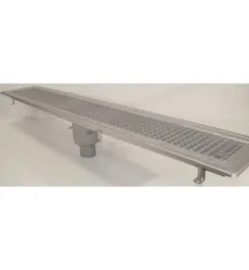 GOLVRÄNNA FURO 115 75 MM 1400X150 MM (LXB) BOTTENUTLOPP KLÄMRAM FÖR PLASTMATTA