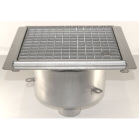 GOLVBRUNN FURO 142 75 MM 273X273 MM (LXB) BOTTENUTLOPP VIDHÄFTNINGSFLÄNS FÖR MASSA