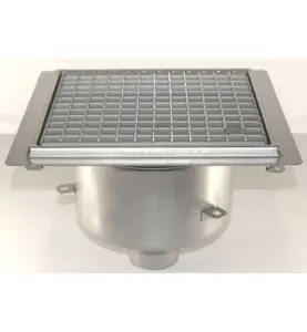 GOLVBRUNN FURO 142 75 MM 273X273 MM (LXB) BOTTENUTLOPP VIDHÄFTNINGSFLÄNS FÖR MASSA