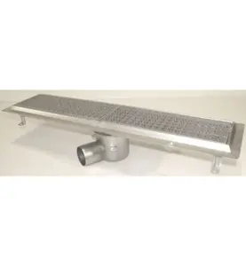 GOLVRÄNNA FURO 115 75 MM 800X150 MM (LXB) SIDOUTLOPP VIDHÄFTNINGSFLÄNS FÖR MASSA