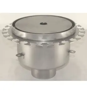 GOLVBRUNN FURO 140 110 MM 250 BOTTENUTLOPP VIDHÄFTNINGSFLÄNS FÖR MASSA