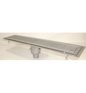 GOLVRÄNNA FURO 115 75 MM 1000X150 MM (LXB) BOTTENUTLOPP KLISTERFLÄNS FÖR TÄTSKIKT