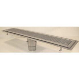 GOLVRÄNNA FURO 115 110 MM 1000X150 MM (LXB) BOTTENUTLOPP KLISTERFLÄNS FÖR TÄTSKIKT