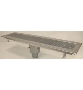 GOLVRÄNNA FURO 115 75 MM 900X150 MM (LXB) BOTTENUTLOPP KLÄMRAM FÖR PLASTMATTA