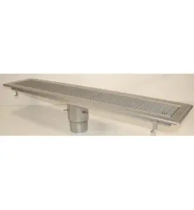 GOLVRÄNNA FURO 115 110 MM 1100X150 MM (LXB) BOTTENUTLOPP KLÄMRAM FÖR PLASTMATTA