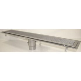 GOLVRÄNNA FURO 115 110 MM 1200X150 MM (LXB) BOTTENUTLOPP KLISTERFLÄNS FÖR TÄTSKIKT