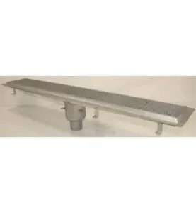 GOLVRÄNNA FURO 115 75 MM 1200X150 MM (LXB) BOTTENUTLOPP VIDHÄFTNINGSFLÄNS FÖR MASSA