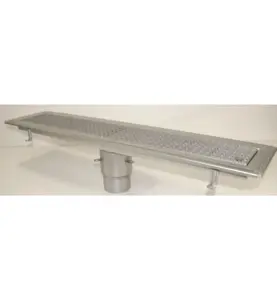 GOLVRÄNNA FURO 115 110 MM 1000X150 MM (LXB) BOTTENUTLOPP KLÄMRAM FÖR PLASTMATTA