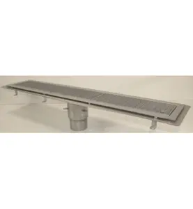 GOLVRÄNNA FURO 115 110 MM 1100X150 MM (LXB) BOTTENUTLOPP KLISTERFLÄNS FÖR TÄTSKIKT