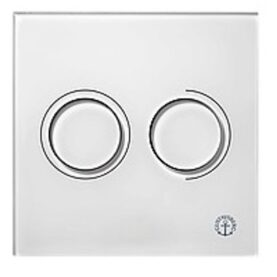 PNEUMATISK TRYCKPLATTA GLAS DUOSPOLNING XS VIT GBG