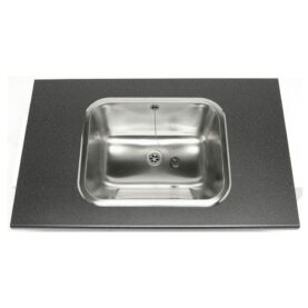 TVÄTTLÅDA ROSTFRI TL60 INBYGGD I TRÄBÄNK NIMO