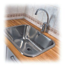 TVÄTTLÅDA ROSTFRI TL50 FÖR INBYGGNAD NIMO