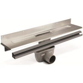 GOLVRÄNNA GRUNDPAKET 1004.0700 75 MM L=700 MM SIDOUTLOPP MED VATTENLÅS, FIXTUR UNIDRAIN