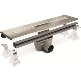 GOLVRÄNNA GRUNDPAKET 3004.0700 75 MM L=700 MM SIDOUTLOPP, FRILIGGANDE MED VATTENLÅS, FIXTUR UNIDRAIN