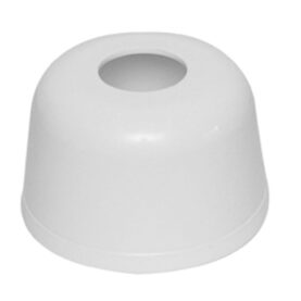 GOLVHUV 32 MM HEL VIT FALUPLAST