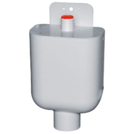 SPILLTRATT 40 MM MED INBYGGT VATTENLÅS VIT FALUPLAST