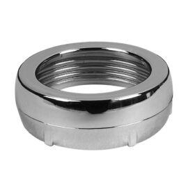 LÅSMUTTER G32 FÖRKROMAD FALUPLAST