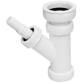 DISK/TVÄTTMASKINSANSLUTNING 32 MM X G32/G40 INVÄNDIG GÄNGA G32/40 VIT FALUPLAST