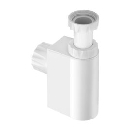 VATTENLÅS 32/40 MM FÖR TVÄTTSTÄLL GOLV/VÄGGUTLOPP MED TILLUFTSVENTIL VIT TRAP-VENT PLAIN