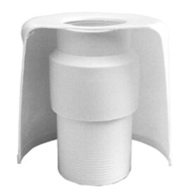 GOLVVATTENLÅS 40X50 MM INLOPP/UTLOPP VIT FALUPLAST