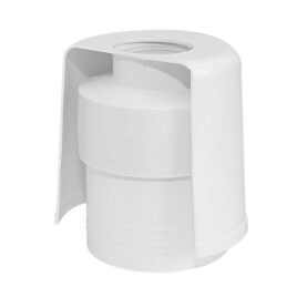 GOLVVATTENLÅS 40X75 MM INLOPP/UTLOPP VIT FALUPLAST